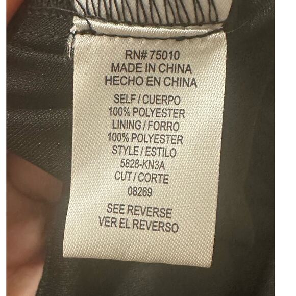 City Studio black red floral A line mini skirt size juniors 5 - Picture 4 of 16